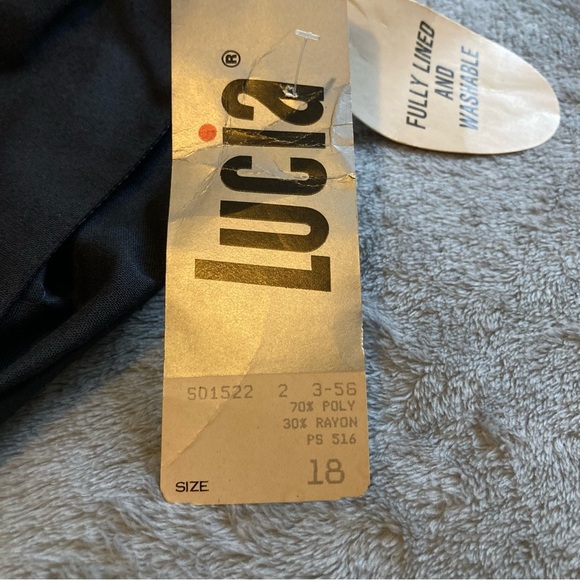 Vintage Lucia Deadstock Pleated Trousers | Fully Lined and Machine Washable - Picture 5 of 12